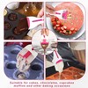 2 pcs Cupcake Scoop,Cupcake Scoop Batter Dispenser,Cupcake Batter Dispenser,One Click