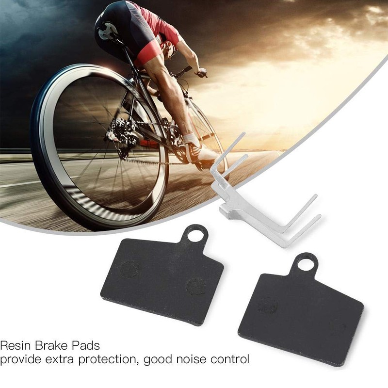 Brake Pads, 4 Pairs Stable Bicycle Disc Brake Pads with