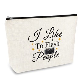 Photography Lover Gifts Photographer Makeup Bag Funny Gifts for Photography lover Videographer Cosmetics Bag Travel Gifts for Women Christmas Birthday Graduation Gifts for Friends Photographer