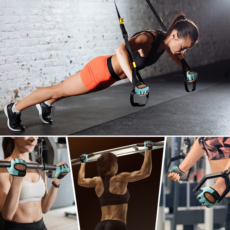 RYMNT Minimal Weight Lifting Gloves,Short Micro Workout Gloves Grip Pads
