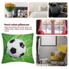 Cikonielf 2Pcs Sofa Pillow Case, Sports Ball Pattern Style Cushion
