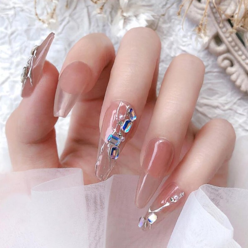 CHENLONB ラインストーン ネイルパーツ 30個セット キラキラ 3D ネイルラインストーン デコレーション DIY デコ用