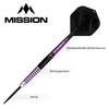 Mission Darts James Hurrell | 90% Tungsten Steel Tip Darts
