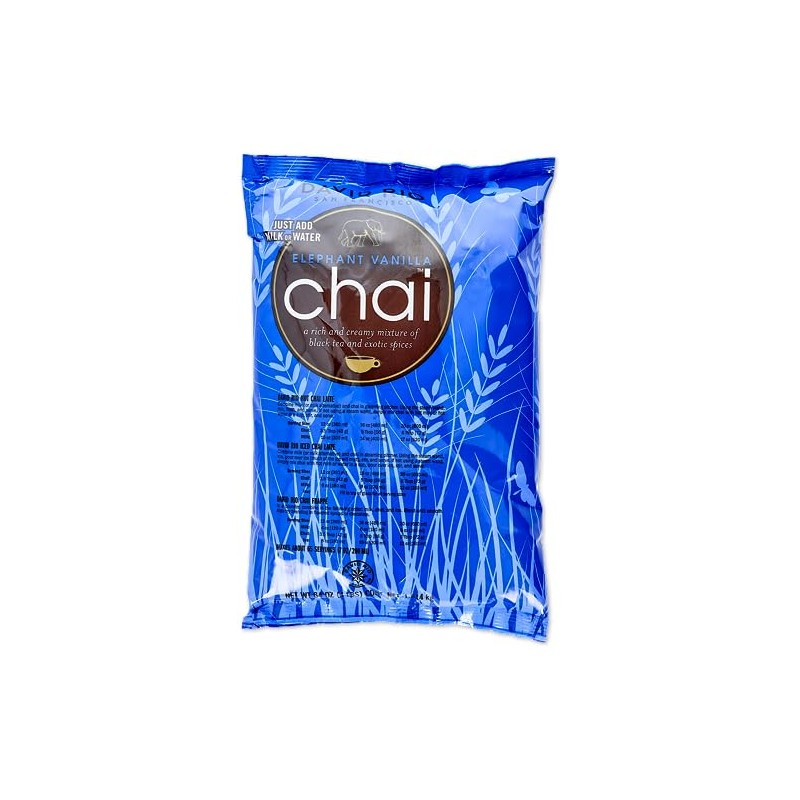 David Rio Food Service Bag Elephant Vanilla Chai, 1er Pack