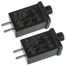 HUAREW Replacement Yard Inflatable Adapter,1.5A 12V Class 2 Power Unit,IP44 Waterproof Low Voltage Transformer US Plug for Christmas String Light Inflatable Decorations