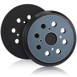 2 x Sanding Discs 125 mm Velcro, Sanding Disc Random Orbital Sander as Replacement Part Support Plate Velcro Pad for Makita BO5031, M9204, BO5021, BO5041743081-8 for DeWalt 151281-08 DW4388r, 8-Hole