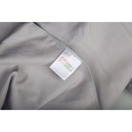 The House Of Emily Microfibre Jumbo Bath Sheet Beach Towel 150cm x 200cm with Bag and Hanging Strap (Silver Grey)