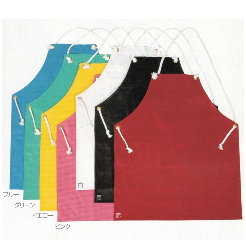 (Tumiji Vinyl Industry) Color Vinyl Apron, Waterproof, Leather, Commercial Use,