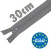 MARARDI [Pack 5] Zippers [Grey] Nylon [30 cm] Sewing and