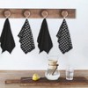 Kitchen Towels Cotton Black - Tea Towels Absorbent - Thick