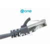 One 6ft Cat5e Snagless Unshielded PVC Ethernet Network Patch Cable,GREY