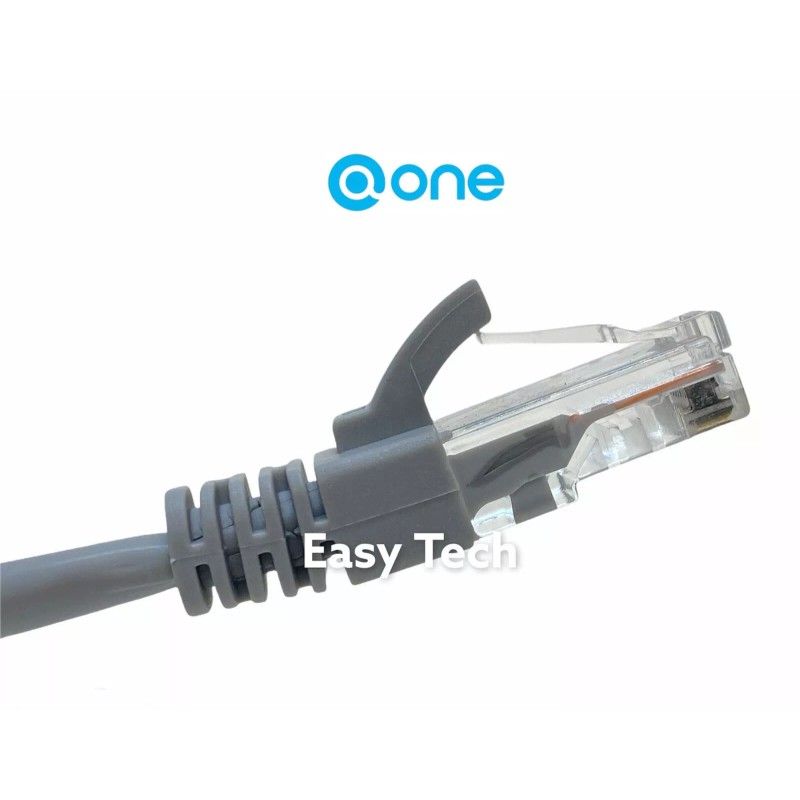 One 6ft Cat5e Snagless Unshielded PVC Ethernet Network Patch Cable,GREY