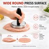 Meat Pounder Tenderizer, Solid Stainless Steel Meat Flattener & Smash