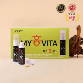 Ganggae Sangin My Hong Vita (20ml tablets x 28 packs) The meeting of 6-year-old red ginseng and vitamins / 강개상인 마이홍비타(20ml 환2정 x 28입) 6년근 홍삼과 비타민의 만남
