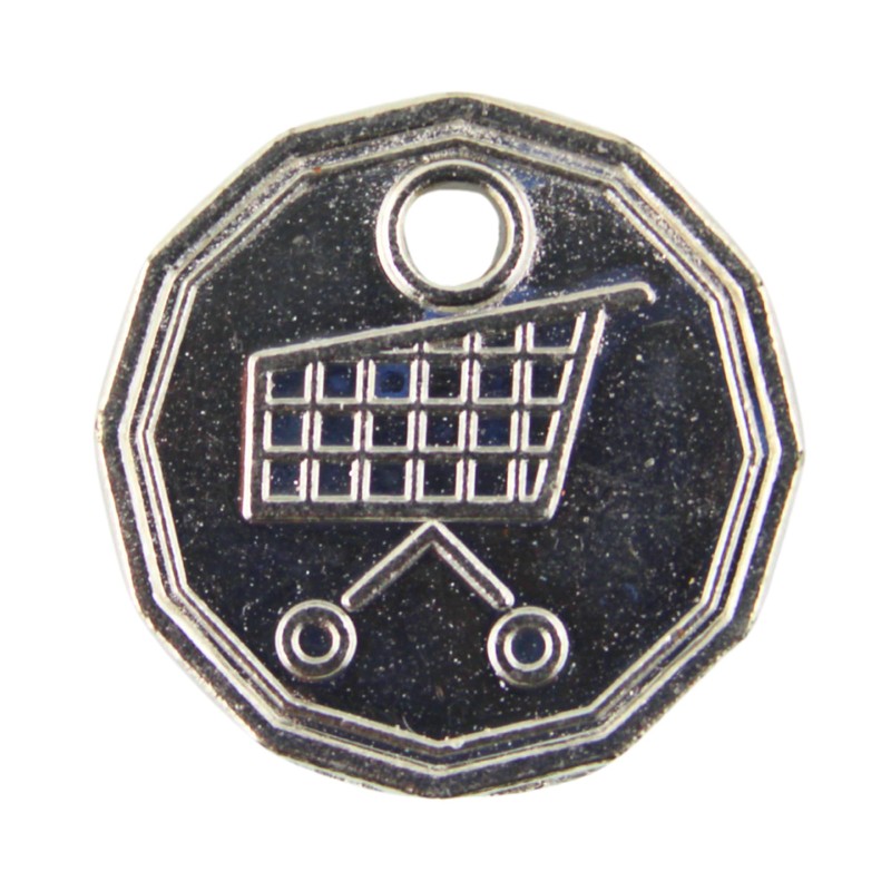 UK Phoenix Trolley Token New £1 Coin Shape 12 Sided