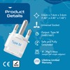 Ceptics South Africa Travel Plug Adapter (Type M) - 3