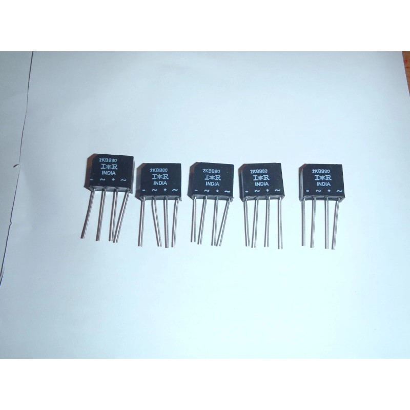 International Rectifier 5 PCS. INTERNATIONAL RECTIFIER BRIDGE RECTIFIER 1.9AMP 800VOLT