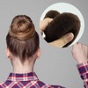 Donut Bread Maker Hair Bun Maker 7 Pieces Brown Ring