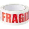 HTUK Clear Tape Brown Tape Fragile Low Noise Printed Tape