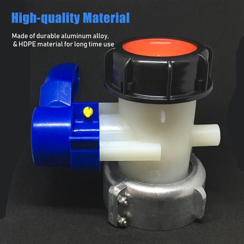 75mm Outlet Tap for IBC Tank Drain Adapter Tap Adapter