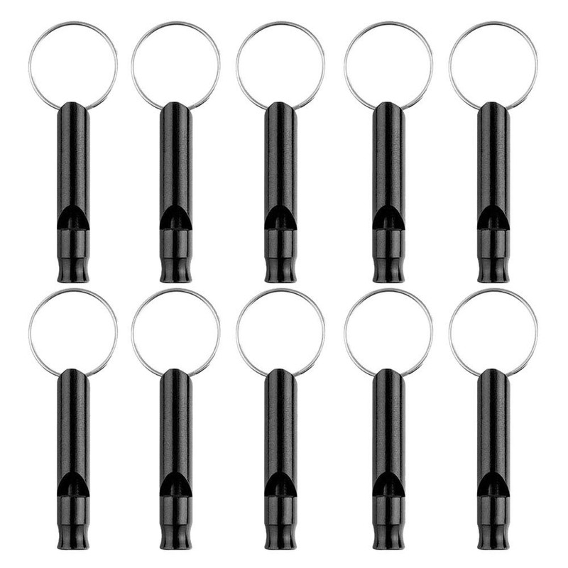 20 Pack Aluminum Whistle, Sports Whistle, Emergency Survival Whistles with