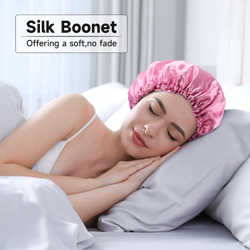 Shower Cap Reusable Waterproof Shower Caps For Women, Plastic Hair