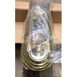 Savant NIB SAVANT 4LT VANITY BAR LIGHT RACE TRACK 24" CHROME & POLISHED BRASS 4504-9