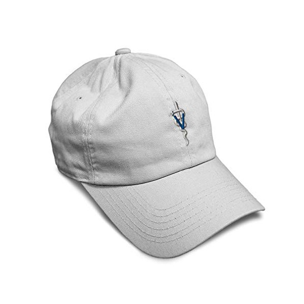 Speedy Pros Soft Baseball Cap Snake Veterinarian Embroidery Typography & Symbols Twill Cotton Dad Hats for Men Women Buckle Closure White Design Only