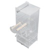Automatic Parrot Feeder Prevent Spillage and Splashing Easy Installation Acrylic
