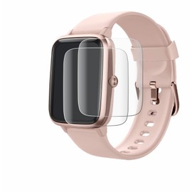 BROTECT Pack of 2 Full Cover Screen Protectors for Fitpolo Smartwatch 207 1.3 Inch Full Screen Screen Protector Film [3D Curved, Crystal Clear]