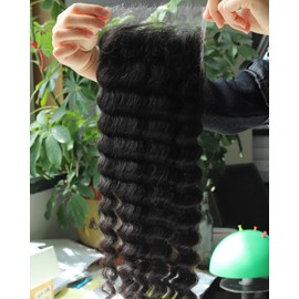 BEEOS SKINLIKE Real HD Lace Closure 0.10mm Invisible Lace Pre Plucked 6x6 Deep Wave Closure Human Hair Bleached Knots 20 Inch