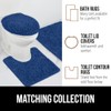 GORILLA GRIP Bath Rug Mat 36x24, Soft Absorbent Chenille, Quick