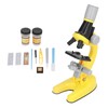 Kids Microscope Kit LED 1200X Microscope with Specimen Slides Science