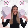 Undated Pink Marble Appointment Book Salons15mins Intervals Large A4 Size
