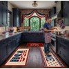 pldnhzua 3 Pcs 4th of July Patriotic Kitchen Mat and
