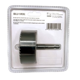 Disston E0114460 2-1/2-Inch Clamshelled Blu-Mol Carbon Steel Arbored Hole Saws, 64mm