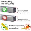 45mm (1 3/4") Square Rubber Feet Stoppers Tips Ferrules Caps