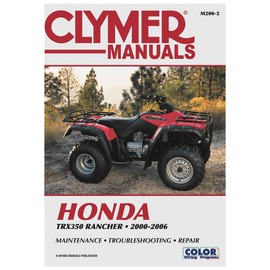 Clymer Repair Manuals for Honda RANCHER 350 2x4 2000-2006