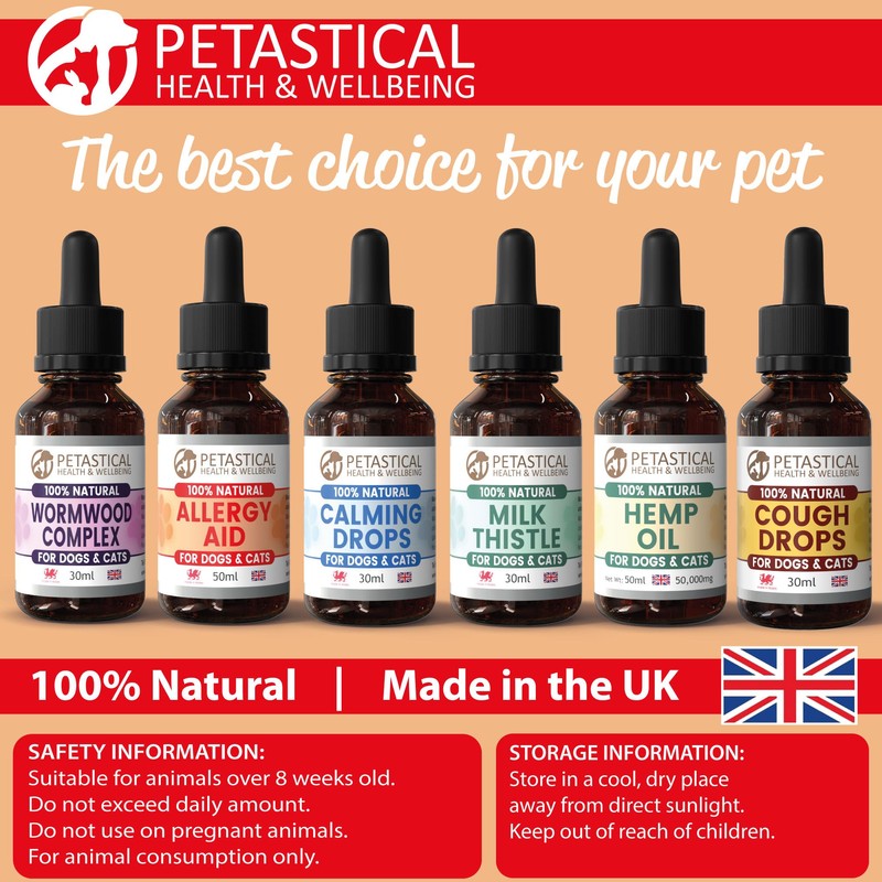 Petastical Allergy Aid for Dogs, Antihistamine for Cats, Allergy Relief,