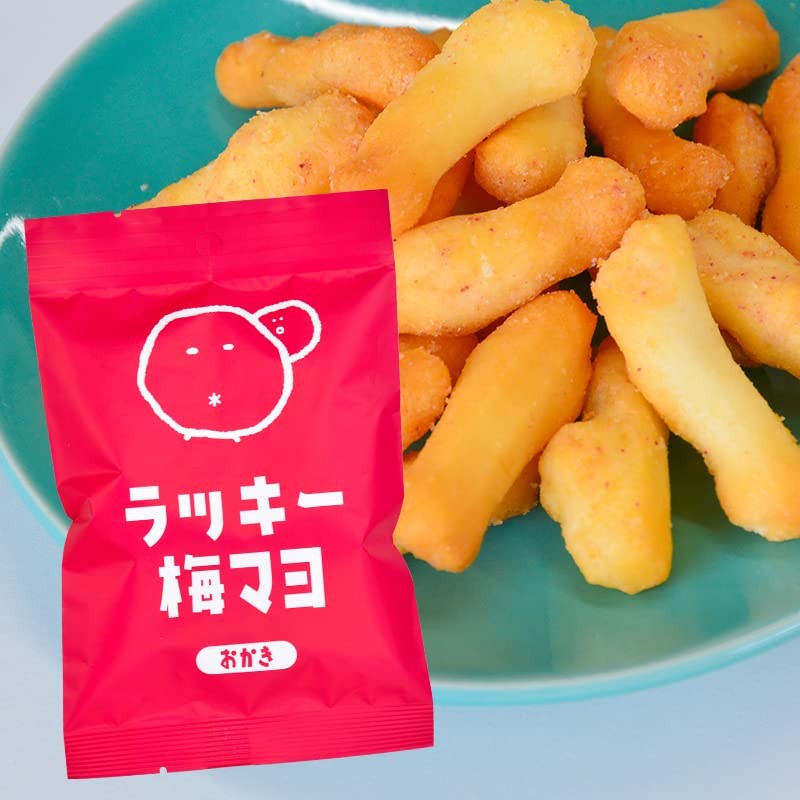 Sanshin Lucky Plum Mayo Okaki, 1.2 oz (34 g) x