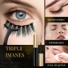 10 Pares Pestañas Magnéticas Con Delineador De Ojos Y Pinza