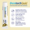 Denttach Gold Denture Adhesive, Petroleum Free Olive Oil Based Premium
