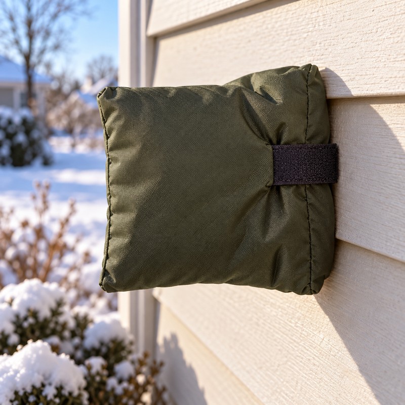1Pc Outdoor Faucet Cover, Winter Freeze Protection Insulation for Water