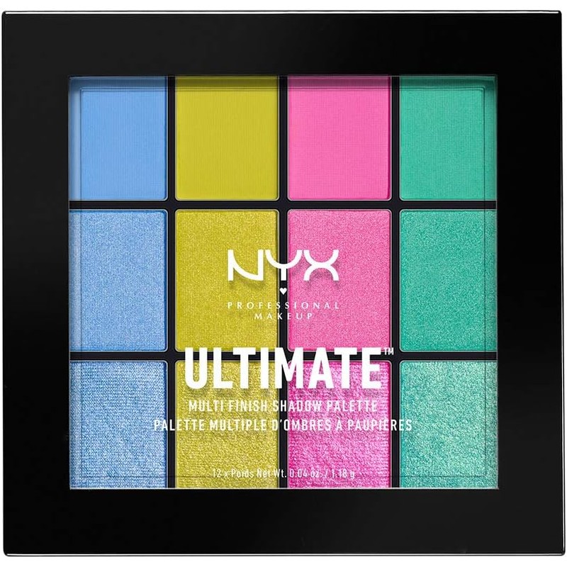 NYX Professional Makeup, Ultimate Edit, Paleta sombras, Bright´s