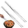 Itisyou Cooking Tweezers Stainless Steel Long Clamp Tweezers for Cooking