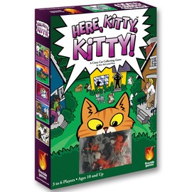 Fireside Games - Aquí, Kitty, Kitty! Juego de Mesa para 3-6 Jugadores, Edad Recomendada 10+ Años