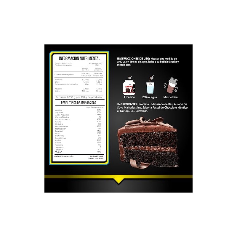 BHP Angus Beef Protein Suero De Carne - 4 Lbs