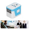 International Power Adapter Travel Plug with 4 USB Ports for