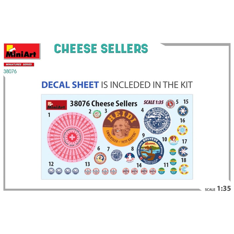 MiniArt Cheese Sellers