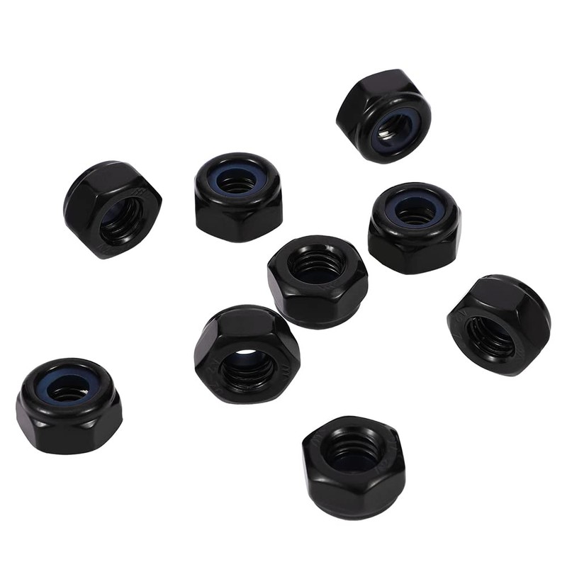 MewuDecor 5/16-18 Nylon Insert Hex Lock Nuts Locknuts, 304 Stainless